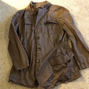 Calvin Klein casual blazer jacket brown size small